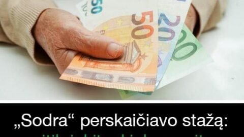 „Sodra“ perskaičiavo stažą: pasitikrinkite, kiek gausite pensijos